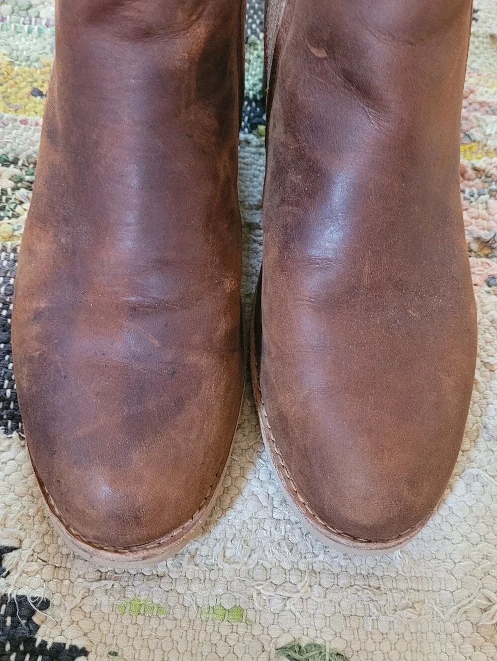 Reef Brown Leather Chelsea Ankle Boots